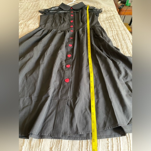 Belle Poque Heart Button Dress w Pockets - Picture 11 of 14